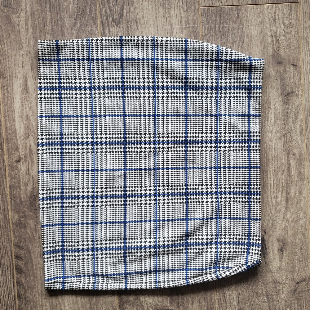 Express plaid skirt